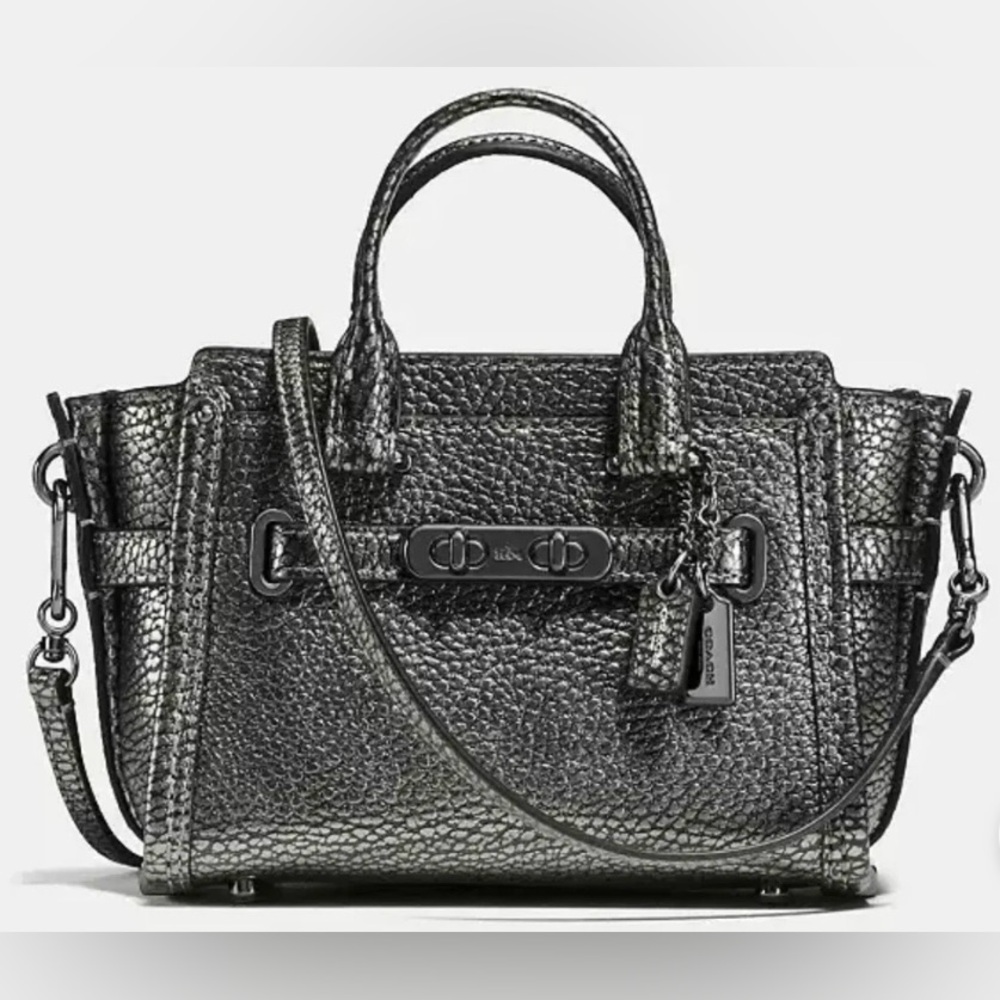 Coach Swagger 15 (mini) Crossbody/Metallic Gunmetal